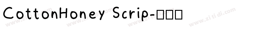 CottonHoney Scrip字体转换